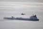 British forces intercept the Russia-linked tanker Smyrtos in the English Channel during a boarding operation by Royal Marines and the National Crime Agency on June 14, 2026. (Source: Getty Images)