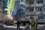 A residential building in the Darnytskyi district where structures collapsed following a Russian attack, Kyiv. (Source: Suspilne News/Ivan Antypenko)