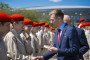 Vladislav Golovin, Head of Yunarmiya’s General Staff, meets with Yunarmiya members in Ukraine’s occupied Donetsk region. (Source: DNR Online)