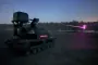 A Russian Ignis laser, mounted on the Kurier unmanned ground vehicle during tests. (Source: Russian media)