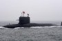 File photo taken during a Chinese naval review in the eastern port city of Qingdao on April 23, 2019, shows the nuclear attack submarine Long March 15. (Source: Getty Images)