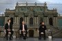 US Special Envoys Jared Kushner and Steve Witkoff with Ukraine's President Volodymyr Zelenskyy attend a joint press conference following their talks in Kyiv on September 6, 2026. (Source: Getty Images)