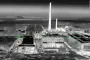 A screenshot from video released by Ukraine’s Unmanned Systems Forces showing the Crimea Titan chemical plant in occupied Armyansk, Crimea, during a drone strike on June 13, 2026. (Source: SBS)