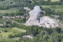 A plume of smoke rises from a Russian staging area in Tyotkino, Kursk Region, following a Ukrainian MiG-29 precision air strike. (Source: OSINT channel Soniah_hub)