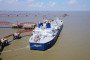 The Vladimir Rusanov, a liquefied natural gas tanker ship, is seen following its arrival at the LNG terminal in Nantong city, eastern China's Jiangsu province on July 19, 2018. Illustrative photo. (Source: Getty Images)