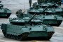 Russian T-80BVM tanks during a rehearsal for the 2021 Victory Day military parade. (Source: Wikimedia Commons)