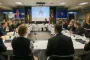Joint Expeditionary Force (JEF) defense ministers during a meeting with Ukraine’s Defense Minister Evgeniy Khmara. (Source: Ukraine’s Defense Ministry)