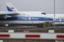 Russian An-124 cargo aircraft of the Volga-Dnepr Group grounded at Leipzig/Halle Airport after EU airspace closure, Feb. 19, 2026. Illustrative photo. (Source: Getty Images)