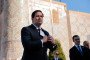 US Secretary of State Marco Rubio speaks to the press at Registan Square in Samarkand, Uzbekistan, on October 19, 2026. (Source: Getty Images)
