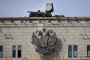 The Pantsir S-1 air defense missile system atop the Russian Defense Ministry headquarters in Moscow on May 5, 2026.
