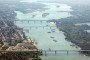 Aerial view of the Don River and surrounding infrastructure. Illustrative photo. (Source: Ukraine's Foreign Intelligence Service)
