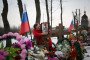 A woman grieves at the grave of her son, a Russian soldier killed in Russia’s war against Ukraine, in Yefremov, Russia, March 23, 2023. (Source: Getty Images)