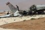 The severed tail of a US Air Force E-3 Sentry (AWACS) lies in ruins after a reported Iranian drone and missile strike at a Saudi air base. (Source: OSINT)