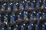 Russian military officers and cadets who will participate in the May 9 Red Square Military Parade, gather for the rehearsals, on May 4, 2026 in Moscow, Russia. (Source: Getty Images)