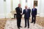 Russian leader Vladimir Putin (R) shakes hands with Slovakia’s Prime Minister Robert Fico (L) prior to their talks in Moscow on December 22, 2024. (Source: Getty Images)