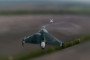 Russian Geran-4 jet-powered strike drone seen through the targeting system of a Ukrainian interceptor drone during interception, May 3, 2026. Illustrative photo. (Source: Wild Hornets)
