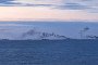 Several vessels burn in the Sea of Azov, with thick columns of smoke rising above the water following reported Ukrainian drone strikes. (Photo: Open source)