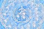 The World Health Organization (WHO) logo is displayed on a computer screen photographed using a kaleidoscopic filter, in Creteil, France, on May 11, 2026 (Source: Getty Images)
