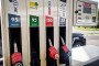 Fuel nozzles are seen at a gas station in Moscow on September 8, 2025. (Source: Getty Images)