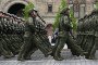 Russian servicemen, involved in its war against Ukraine, march on Red Square during the Victory Day military parade in Moscow on May 9, 2026. Illustrative photo. (Source: Getty Images)
