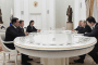 The Russian leader, Vladimir Putin, meets with executives from VTB, Gazprom, and Rosneft at the Kremlin. (Photo: open source)