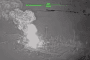 Thermal footage shows a large fire at an industrial facility following a Ukrainian drone strike. (Source: Crimean Wind)