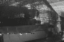 Russian T-72 main battle tank hidden inside a structure moments before a Ukrainian drone strike, October 2026.