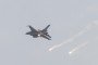 Indonesian F-16 fighter jet performs during the 78th Anniversary of the Indonesian National Army ceremony in Jakarta, on October 5, 2023. (Source: Getty Images)