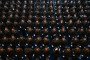 Military units march along the Moskva River embankment to reach the historic Red Square to participate in a night rehearsal for the military parade in Moscow, Russia on May 4, 2026. Illustrative photo. (Source: Getty Images)
