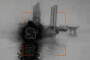 Thermal imaging footage shows the moment Ukrainian forces strike the Russian-controlled Syvash offshore drilling platform in the Black Sea. (Source: Ukrainian Navy)