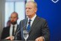 Polish Prime Minister Donald Tusk attends a joint press conference at the V4+Ireland summit at Bratislava Castle in Bratislava, Slovakia, on September 10, 2026. (Source: Getty Images)