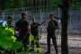 Illustrative image. Lithuanian border guard officers speak to each other during a patrol along the Belarus–Lithuania border on July 10, 2023, in Dieveniskes, Lithuania.