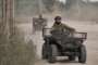Ukrainian soldiers of the 47th Mechanized Brigade ride quad bikes in the Sumy region, August 28, 2026. (Source: Getty Images)