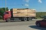 Russian military logistics vehicle, disguised as a civilian truck in temporarily occupied Crimea, June 15, 2026.
