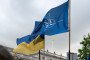 Flag of Ukraine and NATO on  July 10, 2024, in London, England. (Source: Getty Images).
