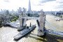 HMS Sutherland passes Tower Bridge on the River Thames on May 12, 2025, in London, England. (Source: Getty Images)