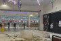 Debris litters the floor of a shopping center in Odesa after its roof was damaged by a Russian drone strike on May 1. (Source: Odesa Regional Military Administration)