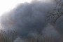Smoke was observed following an explosion. (Source: Grunt)