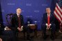 US President Donald Trump and Russian leader Vladimir Putin meet during a US-Russia summit on Ukraine at Joint Base Elmendorf-Richardson in Anchorage, Alaska, on August 15, 2025. (Source: Getty Images)