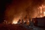 Emergency services deal with the aftermath of a massive Russian missile and drone attack on September 8, 2026 in Kyiv, Ukraine. (Source: Getty Images)