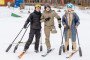 Veterans and instructors pose after training at the Bukovytsia ski complex. (Source: Department of Sports, Youth and Tourism of the Lviv Regional Military Administration)