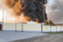 Smoke rises from the Saratov Oil Refinery following a Ukrainian drone strike in Russia's Saratov region on August 2, 2026. (Source: Exilenova+)