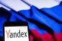 The Yandex logo is displayed on a smartphone. (Source: Getty Images)