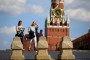 Russian people walk at the Red Square, in Moscow, Russia. (Source Getty Images)