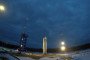 Copernicus Sentinel-3 satellite, Sentinel-3B, awaits liftoff aboard a rocket launcher April 25, 2018, at the Plesetsk Cosmodrome in northern Russia.