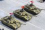 Tanks take part in a military parade at Kim Il Sung Square in Pyongyang on April 15, 2017. (Source: Getty Images)