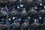 Russian military officers and cadets who will participates in the May 9th Red Square Military Parade gather for the rehearsal on May 4, 2026 in Moscow, Russia. (Source: Getty Images)
