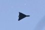 A Russian drone flies above Kyiv during Russian strikes to the Ukrainian capital on May 24, 2026. Illustrative photo. (Source: Getty Images)