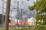 A plume of black smoke and fire rises from the Rosneft oil refinery in Tuapse, Krasnodar Krai, following an overnight strike on May 27. (Source: Exilenova+)