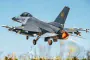 Ukrainian Air Force F-16 fighter armed with AIM-9 Sidewinder missiles during flight operations. (Source: Ukrainian Air Force)